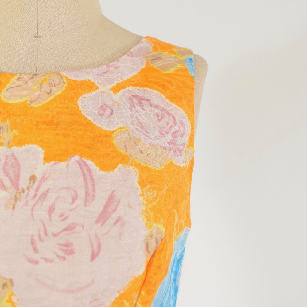 ❌SOLD❌Tracy Reese Mixed Print Jacquard Dress - Picture 6 of 8